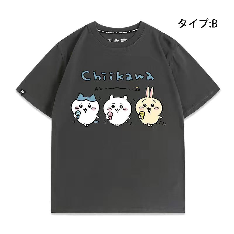 可愛いキャラ ゆるかわ トップス リラックス タイム ユニセックス 半袖Ｔシャツ