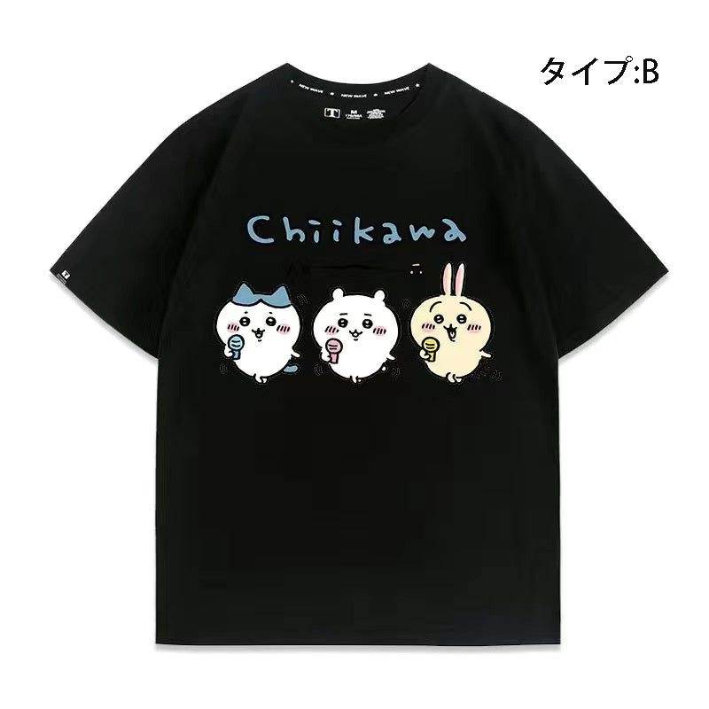 可愛いキャラ ゆるかわ トップス リラックス タイム ユニセックス 半袖Ｔシャツ