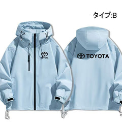 バイカースタイル オフロード風 メンズ 防風 防寒 レーシングジャケット