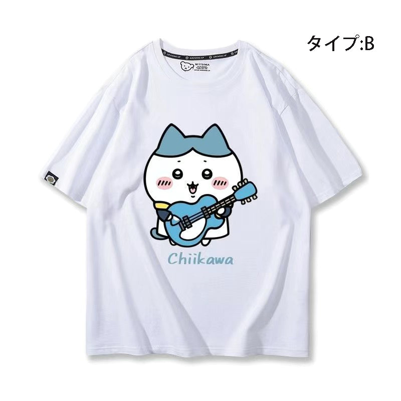 可愛いキャラ ゆるかわ トップス グループ ユニセックス 半袖Ｔシャツ