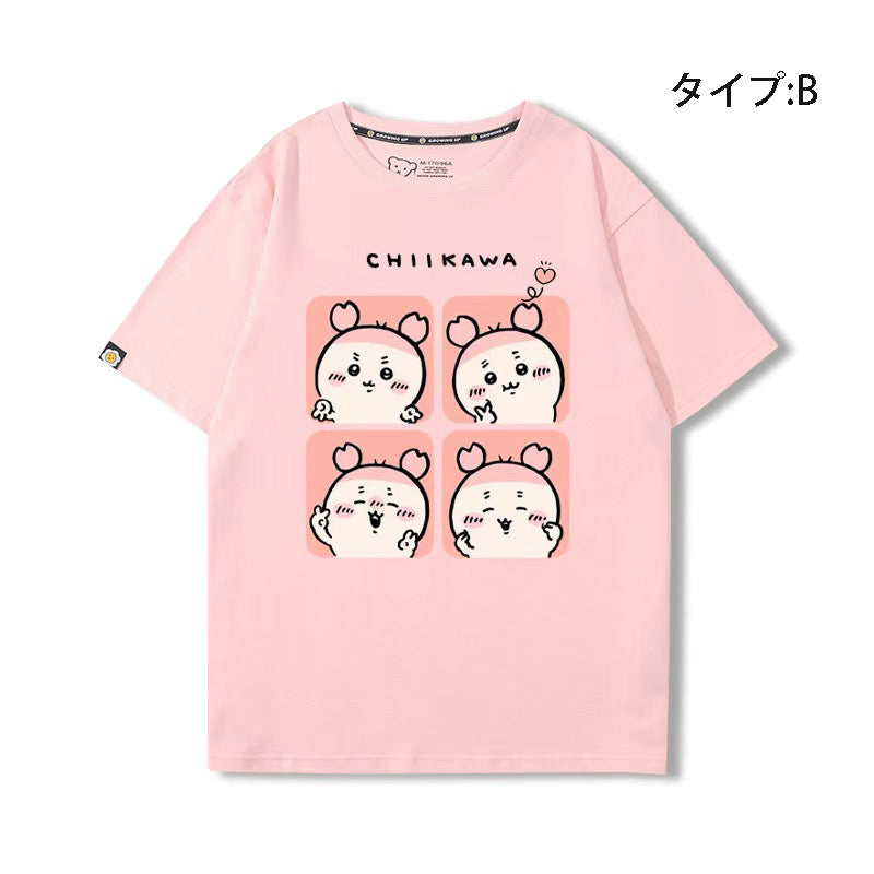 可愛いキャラ ゆるかわ トップス 楽しい時間  ユニセックス 半袖Ｔシャツ