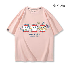 可愛いキャラ ゆるかわ トップス 鯛焼き ユニセックス 半袖Ｔシャツ