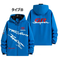 バイカースタイル アグレッシブスポーツジャケット メンズ 防風 防寒 レーシングジャケット