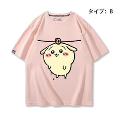 可愛いキャラ ゆるかわ トップス 洗濯 ユニセックス 半袖Ｔシャツ