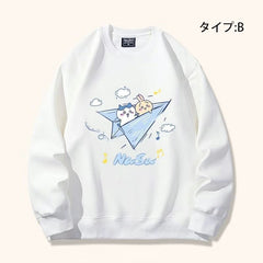 可愛いキャラ ゆるかわ トップス 遊び相手 ユニセックス 長袖 スウェット