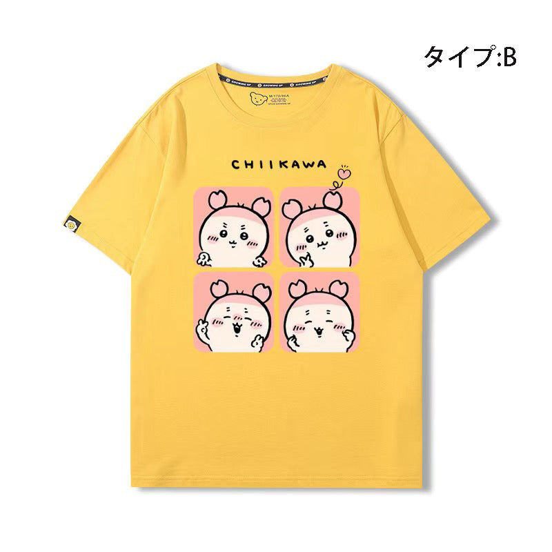 可愛いキャラ ゆるかわ トップス 楽しい時間  ユニセックス 半袖Ｔシャツ