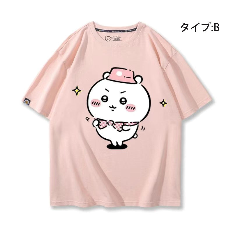 可愛いキャラ ゆるかわ トップス 遠足 ユニセックス 半袖Ｔシャツ