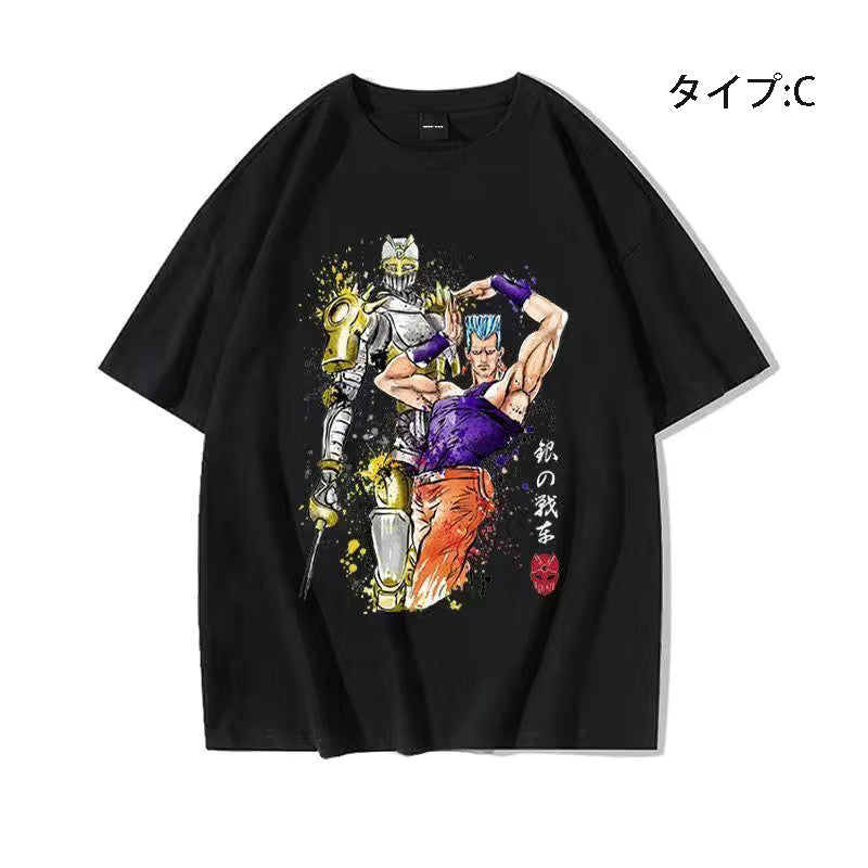 スタンド使い イラスト トップス STANDPOWER ユニセックス 半袖 Ｔシャツ