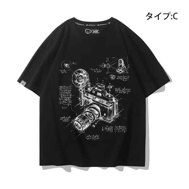 カメラマンシリーズ トップス Camera Sutra ユニセックス 半袖 Ｔシャツ