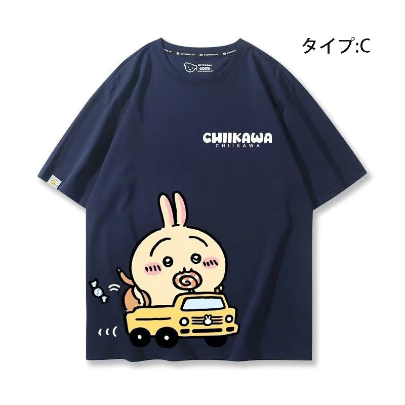 可愛いキャラ ゆるかわ トップス 初心者ドライバー ユニセックス 半袖Ｔシャツ