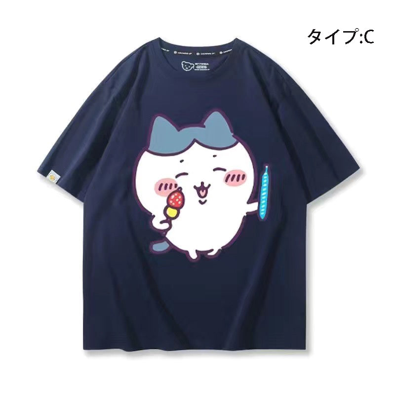 可愛いキャラ ゆるかわ トップス お菓子 ユニセックス 半袖Ｔシャツ