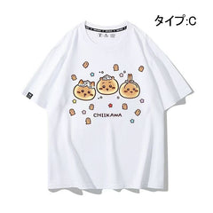可愛いキャラ ゆるかわ トップス 料理人 ユニセックス 半袖Ｔシャツ