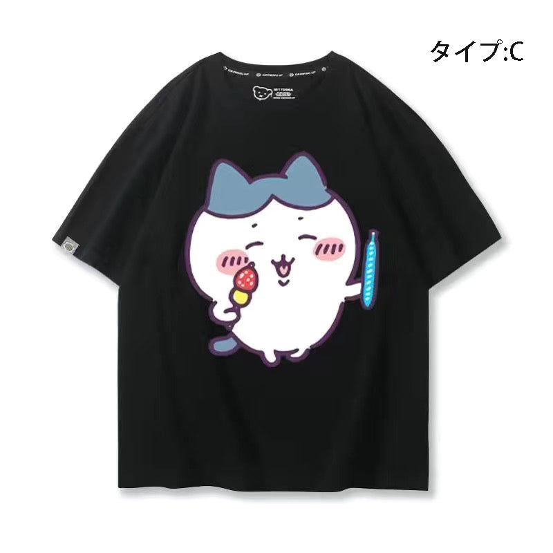 可愛いキャラ ゆるかわ トップス お菓子 ユニセックス 半袖Ｔシャツ