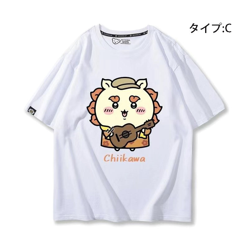 可愛いキャラ ゆるかわ トップス 楽団 ユニセックス 半袖Ｔシャツ