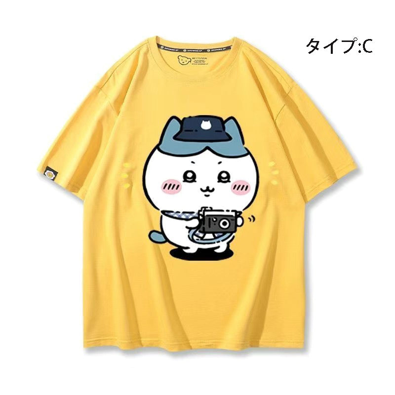可愛いキャラ ゆるかわ トップス 遠足 ユニセックス 半袖Ｔシャツ