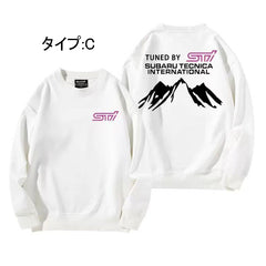 バイカースタイル トップス STI ユニセックス 長袖 スウェット