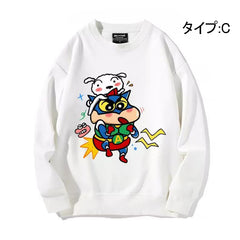 キャラクター トップス 怪獣 ユニセックス 長袖 スウェット