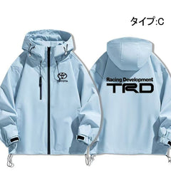 バイカースタイル オフロード風 メンズ 防風 防寒 レーシングジャケット