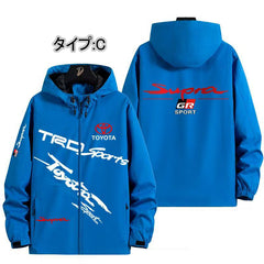 バイカースタイル アグレッシブスポーツジャケット メンズ 防風 防寒 レーシングジャケット