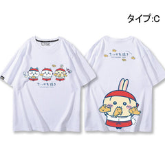 可愛いキャラ ゆるかわ トップス 鯛焼き ユニセックス 半袖Ｔシャツ