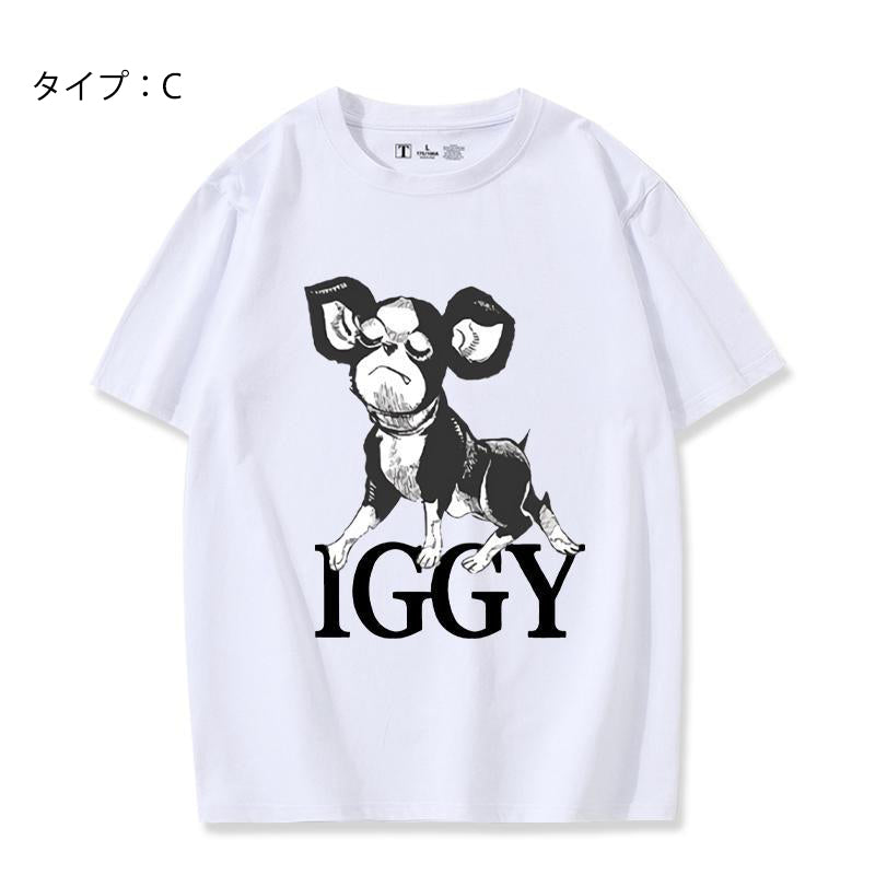 JOJOシリーズ トップス IGGY ユニセックス 半袖Ｔシャツ