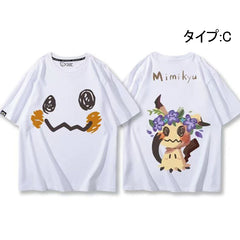 キャラクター 可愛い トップス ミッキュ ユニセックス 半袖Ｔシャツ