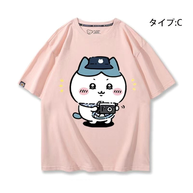 可愛いキャラ ゆるかわ トップス 遠足 ユニセックス 半袖Ｔシャツ
