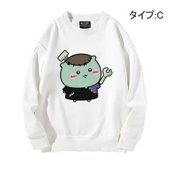 可愛いキャラ ゆるかわ トップス ロールプレイ ユニセックス 長袖 スウェット