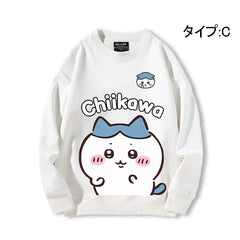 可愛いキャラ ゆるかわ トップス  一生懸命に生きる ユニセックス 長袖 スウェット