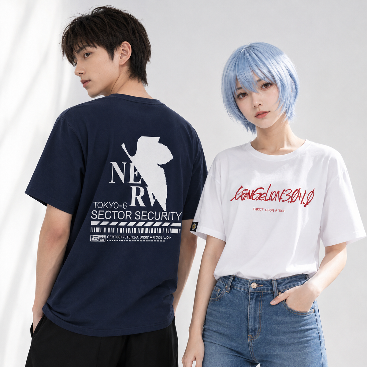 キャラクター トップス NERV ユニセックス 半袖Ｔシャツ
