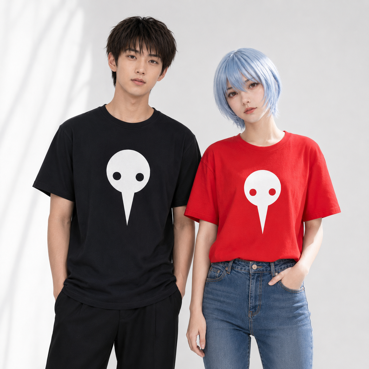 キャラクター トップス しと サキエル ユニセックス 半袖Ｔシャツ