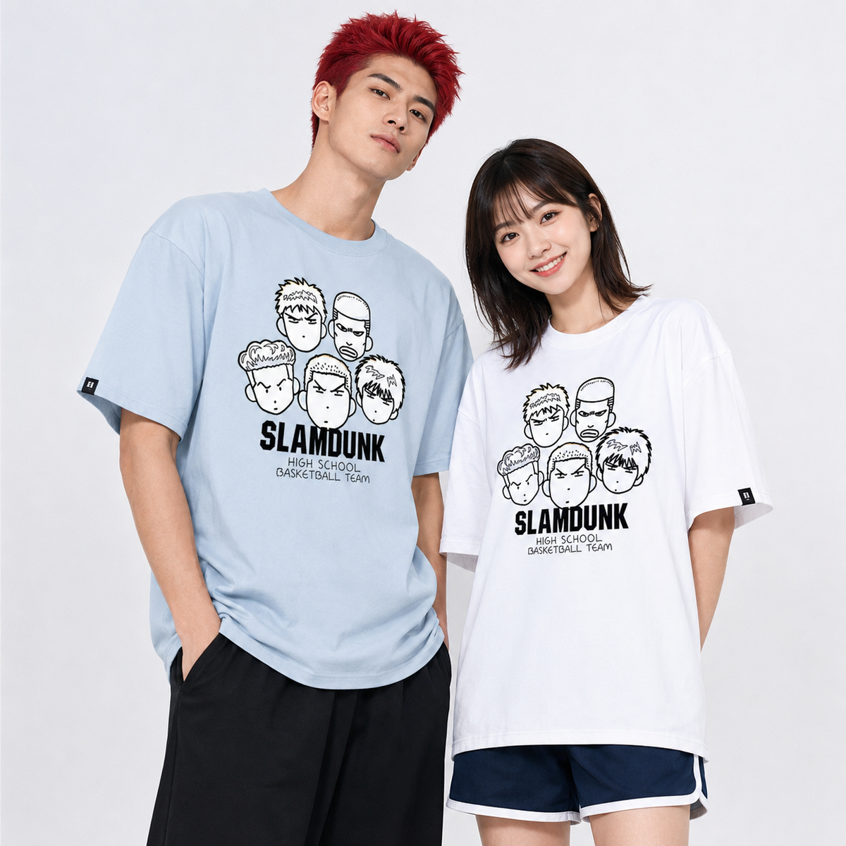 キャラクター トップス バスケチーム ユニセックス 半袖Ｔシャツ