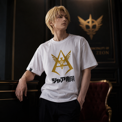 キャラクター トップス アニメロゴ風 グラフィックデザイン ユニセックス 半袖 Ｔシャツ