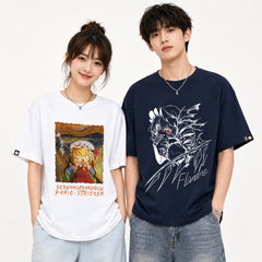 東方Project 二次創作 フランドール・スカーレット モチーフ ユニセックス 半袖Tシャツ