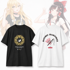 東方Project 二次創作 キャラクター モチーフ ユニセックス 半袖Tシャツ