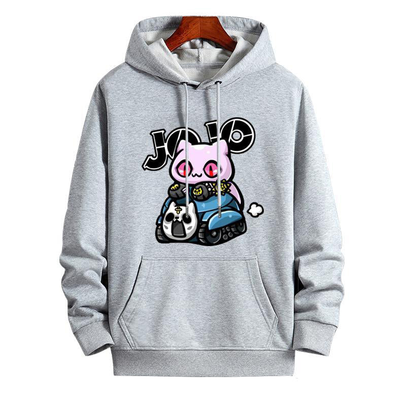 スタンド使い イラスト トップス Killer Queen ユニセックス フード付き パーカー その１