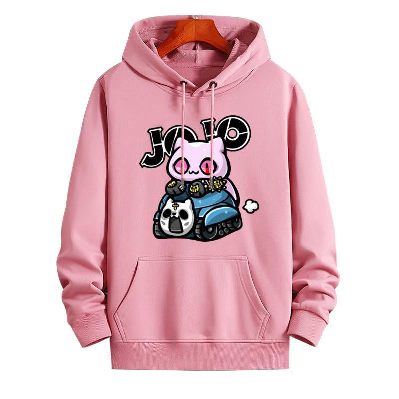 スタンド使い イラスト トップス Killer Queen ユニセックス フード付き パーカー その１