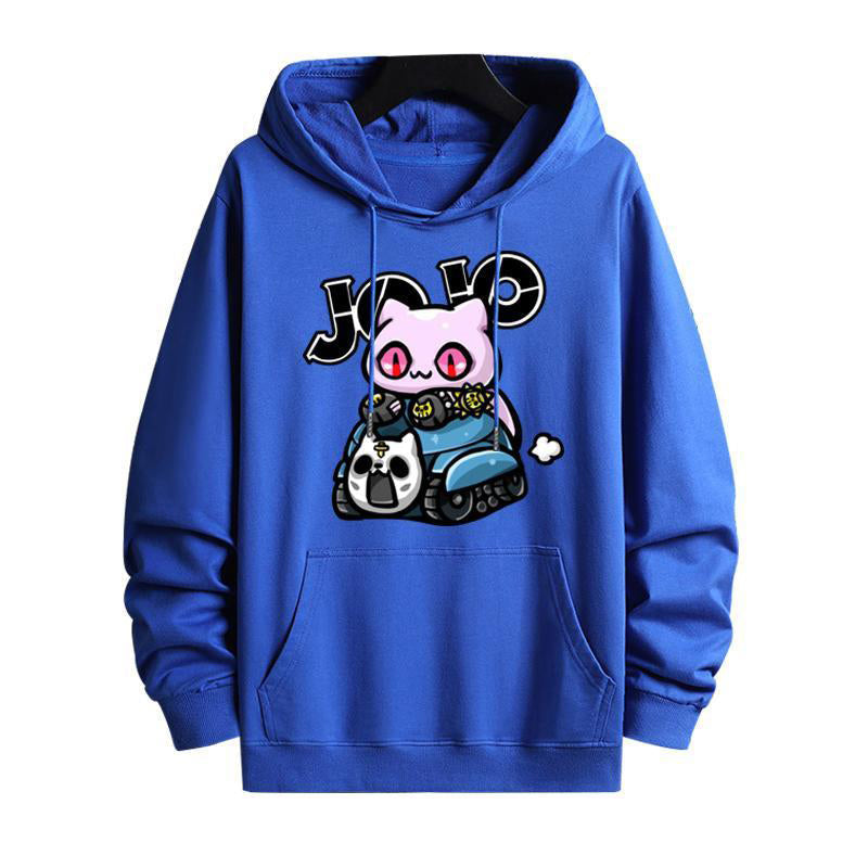 スタンド使い イラスト トップス Killer Queen ユニセックス フード付き パーカー その１