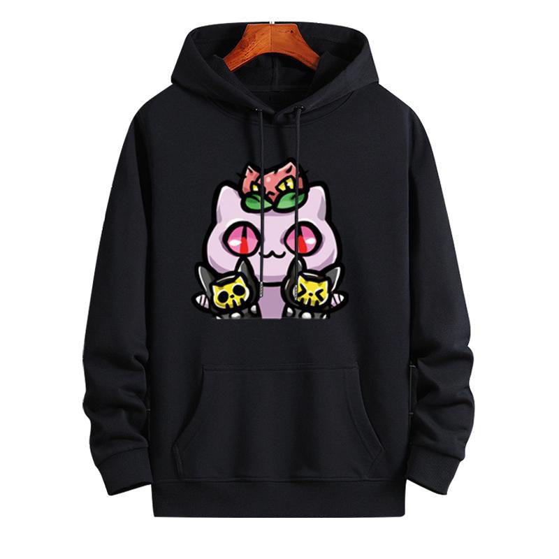 【薄手・裏起毛から選べる】スタンド使い イラスト トップス Killer Queen その４ ユニセックス 長袖 パーカー