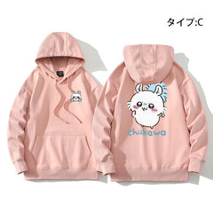 可愛いキャラ ゆるかわ トップス 気分屋 ユニセックス 長袖 パーカー