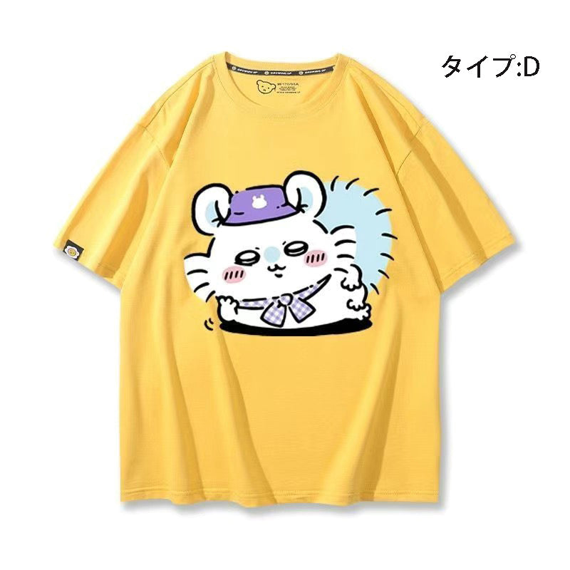 可愛いキャラ ゆるかわ トップス 遠足 ユニセックス 半袖Ｔシャツ