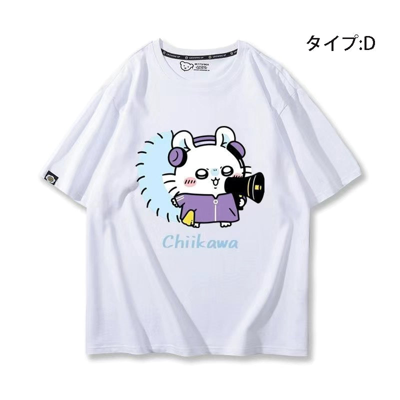 可愛いキャラ ゆるかわ トップス グループ ユニセックス 半袖Ｔシャツ