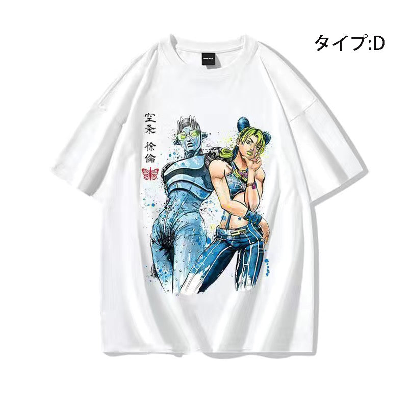 スタンド使い イラスト トップス STANDPOWER ユニセックス 半袖 Ｔシャツ