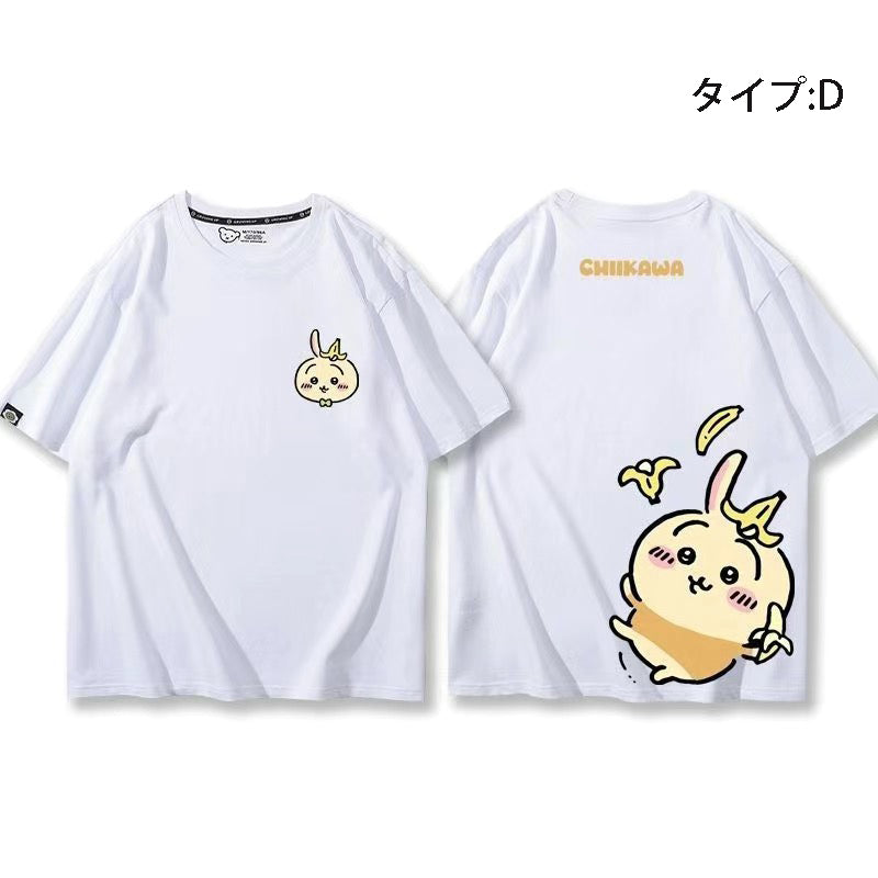 可愛いキャラ ゆるかわトップス 果物 ユニセックス 半袖Ｔシャツ