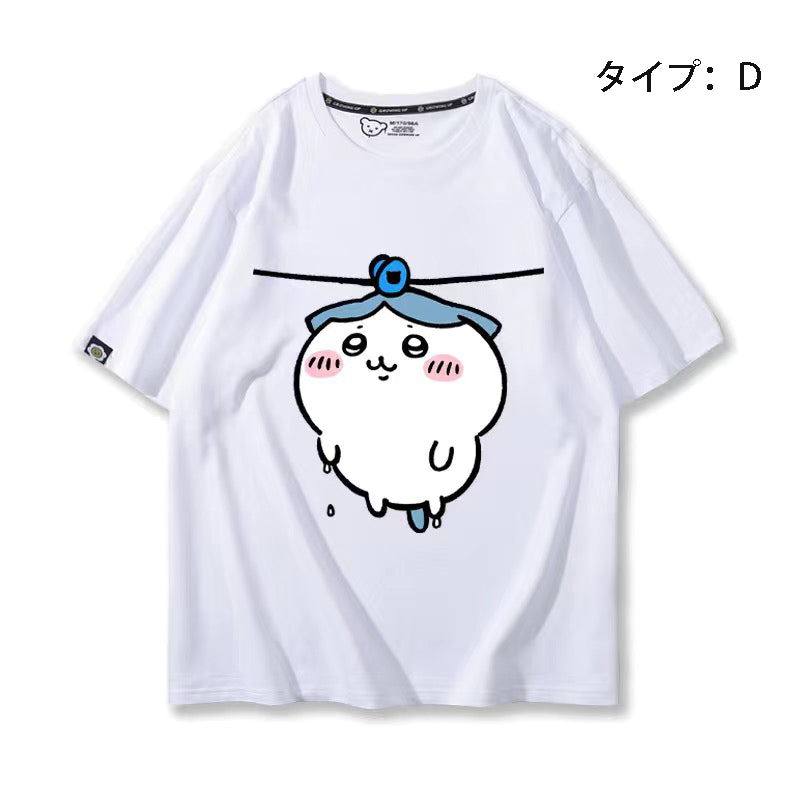 可愛いキャラ ゆるかわ トップス 洗濯 ユニセックス 半袖Ｔシャツ