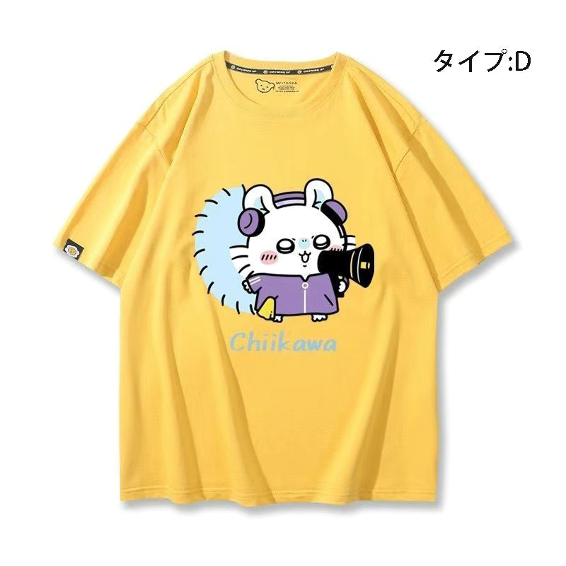 可愛いキャラ ゆるかわ トップス グループ ユニセックス 半袖Ｔシャツ