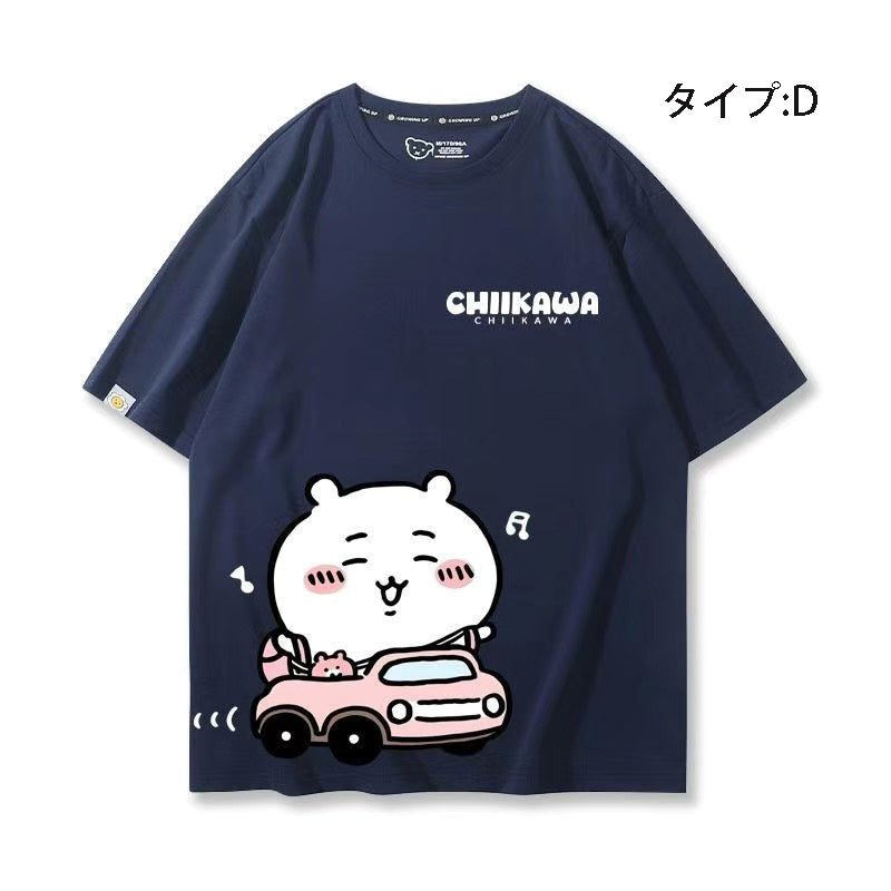 可愛いキャラ ゆるかわ トップス 初心者ドライバー ユニセックス 半袖Ｔシャツ