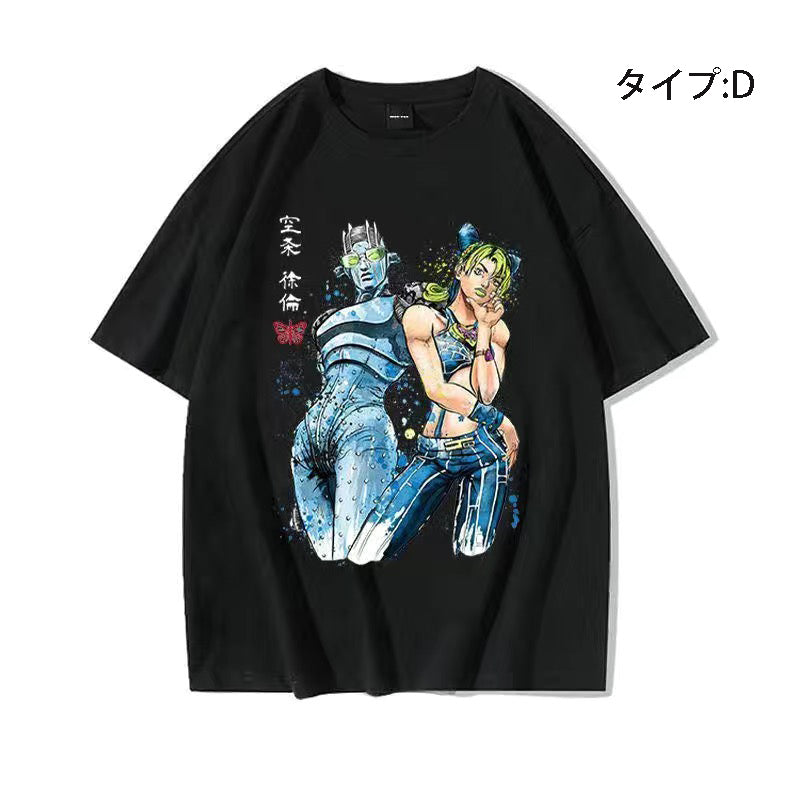 スタンド使い イラスト トップス STANDPOWER ユニセックス 半袖 Ｔシャツ