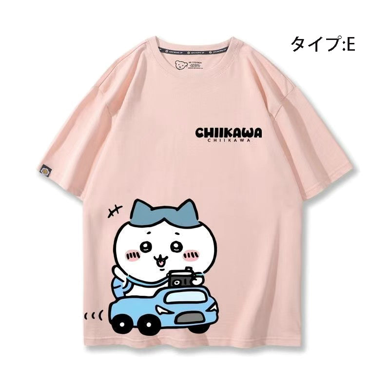 可愛いキャラ ゆるかわ トップス 初心者ドライバー ユニセックス 半袖Ｔシャツ