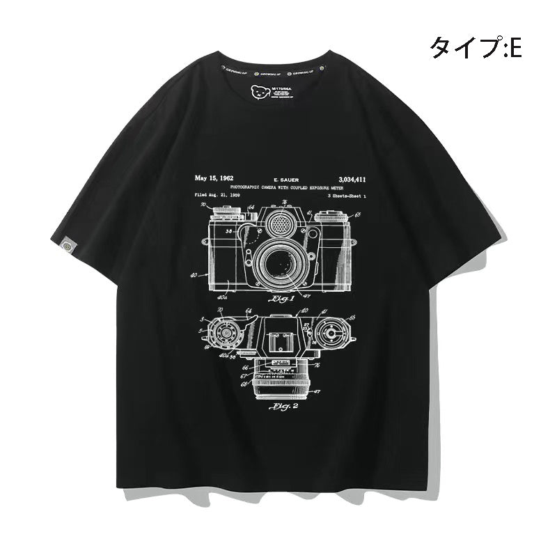 カメラマンシリーズ トップス Camera Sutra ユニセックス 半袖 Ｔシャツ